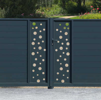 portail en alu à Montluçon dans l'Allier 03